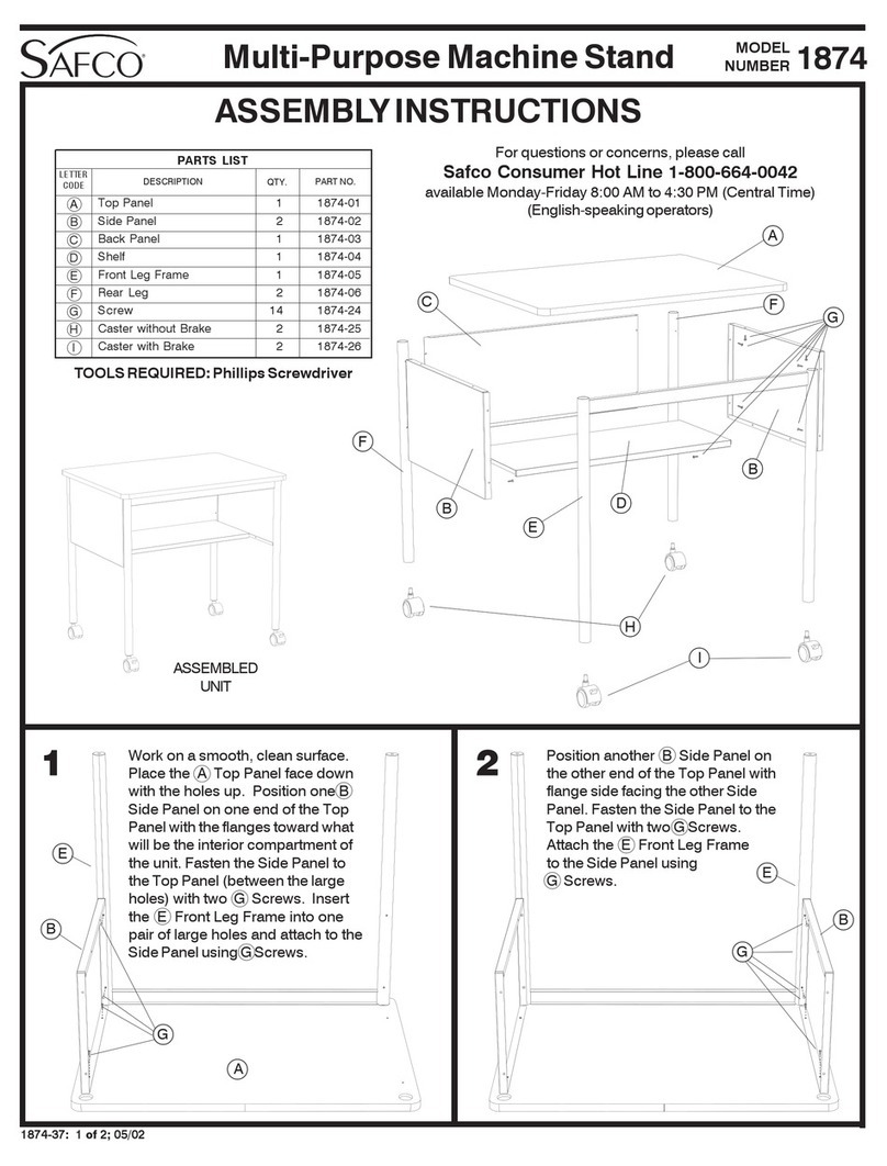 Safco 1874 User manual