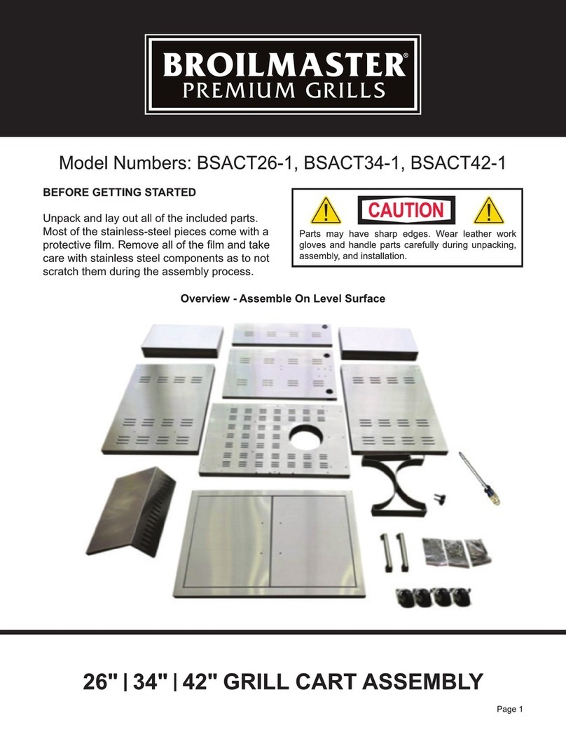 Broil King BSACT-26-1 User manual