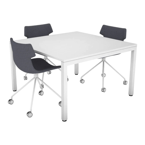 Jason.L Quadro Square Boardroom table User manual