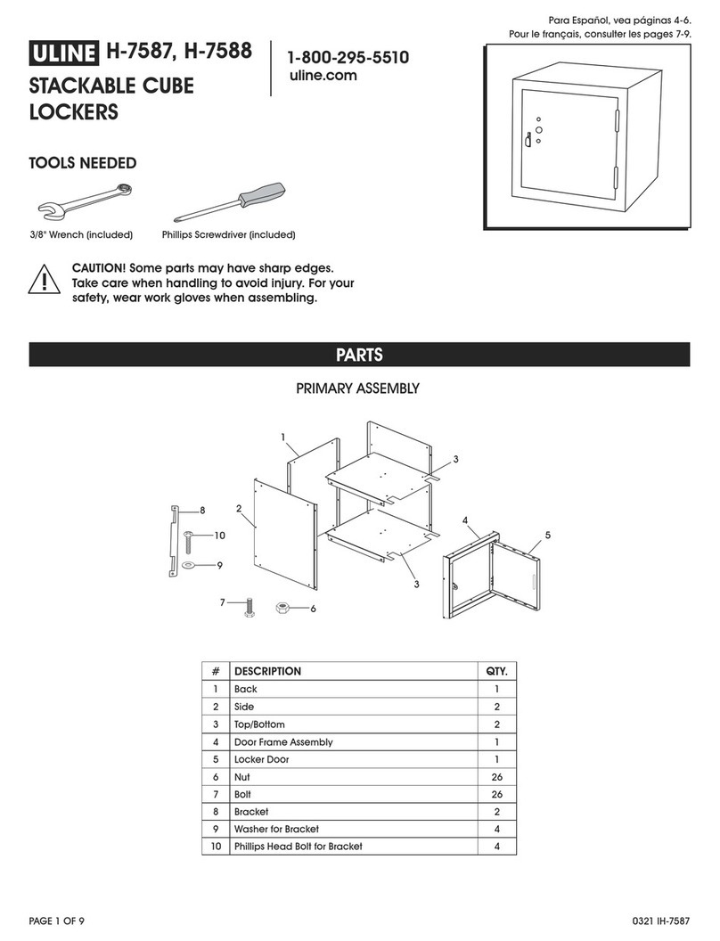 U-Line H-7587 User manual