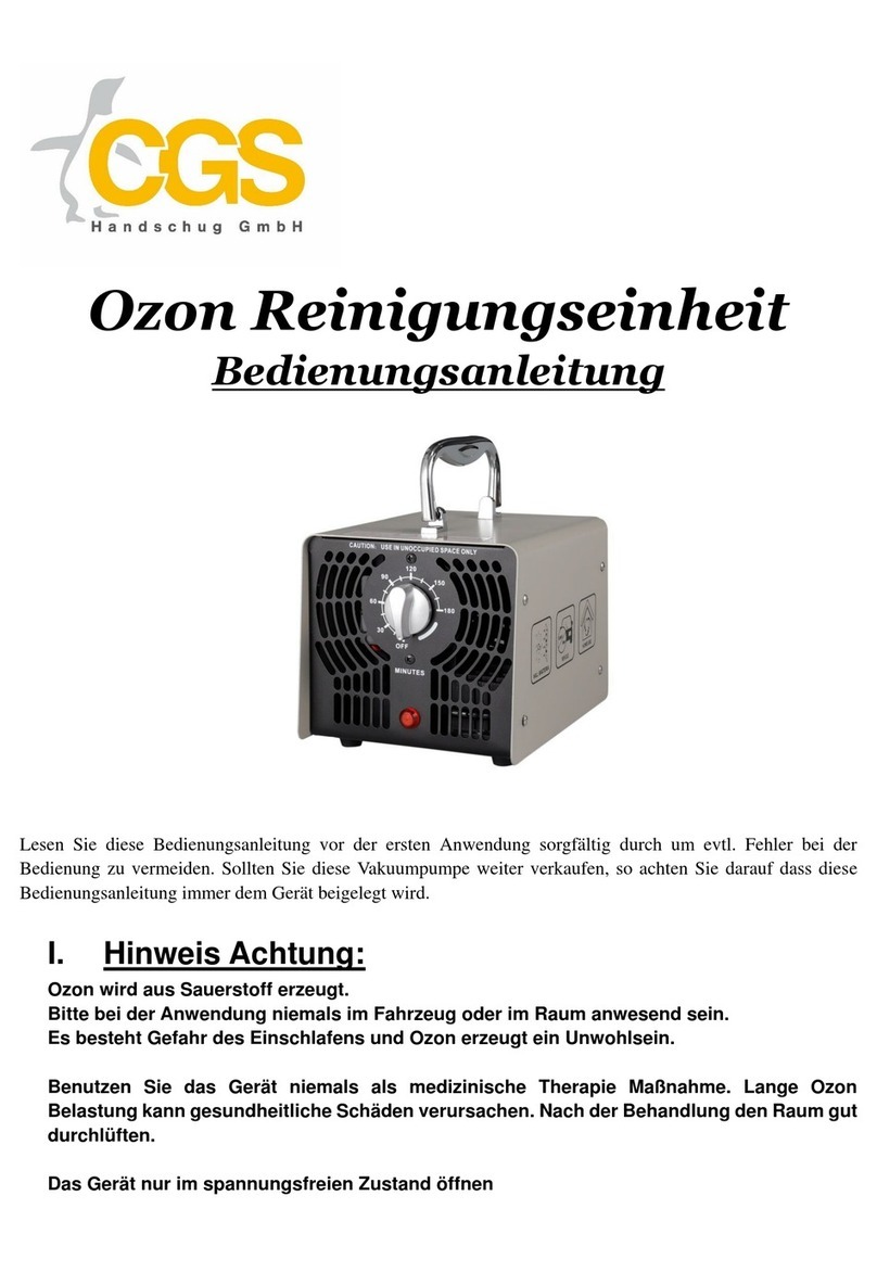 CGS OZON151H User manual