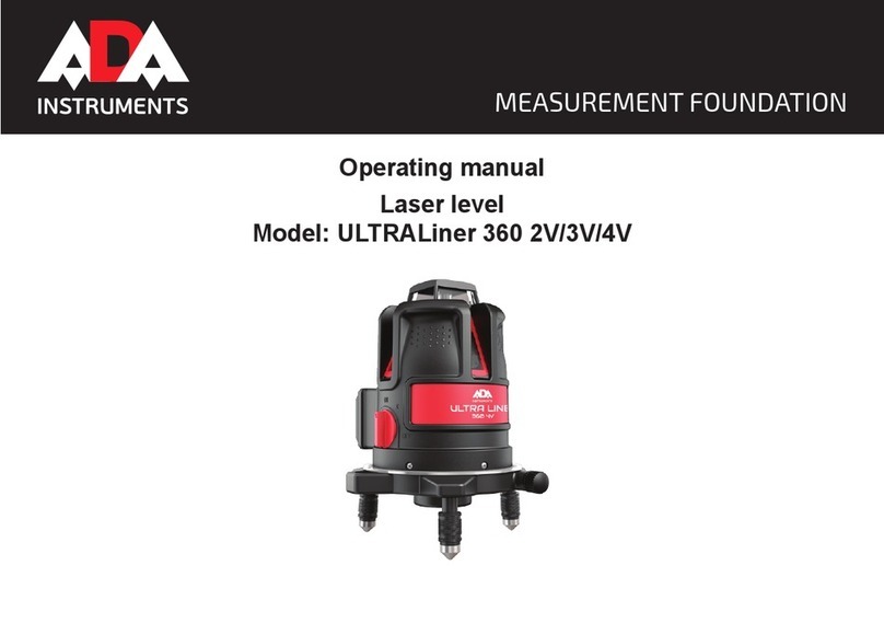 ADA INSTRUMENTS ULTRALiner 360 2V operating manual