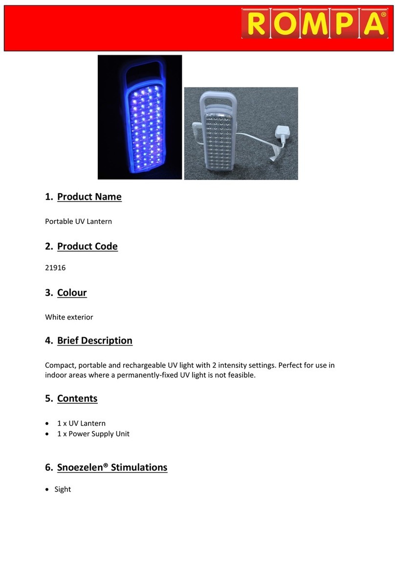 Rompa 21916 quick start guide