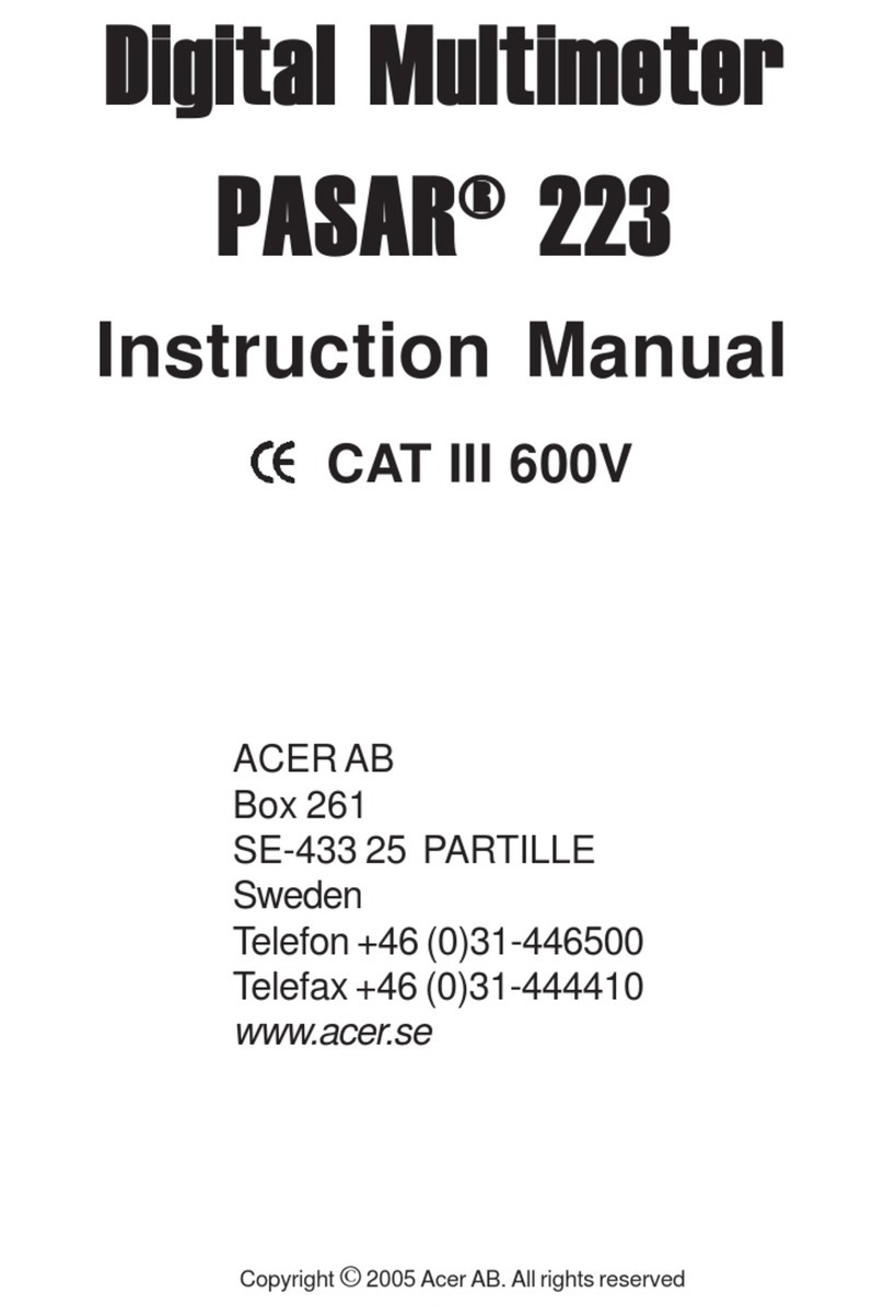 Acer PASAR 223 instruction manual