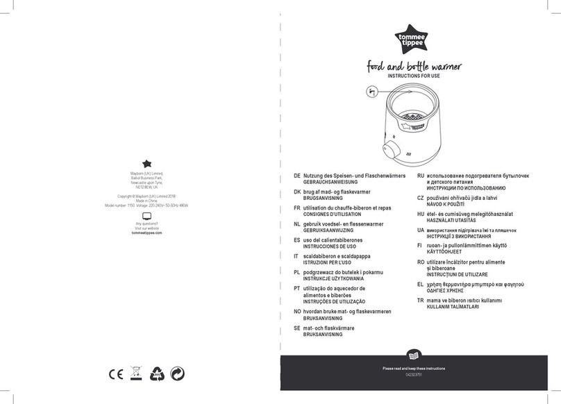 Tommee Tippee 1150 Instructions for use