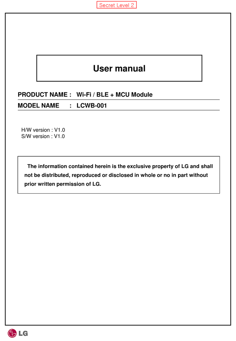 LG LCWB-001 user manual