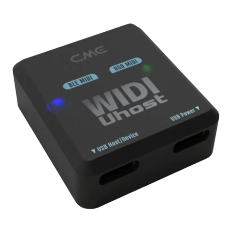 C-me WIDI UHOST User manual