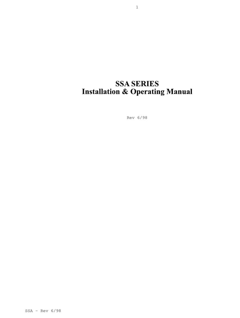 Elmo SSA Series Installation & operating manual