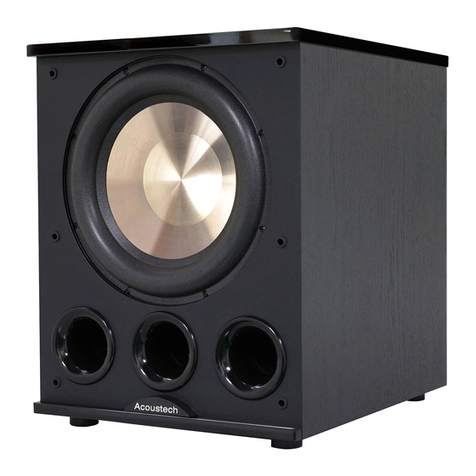 Acoustech Elite Series owner's manual