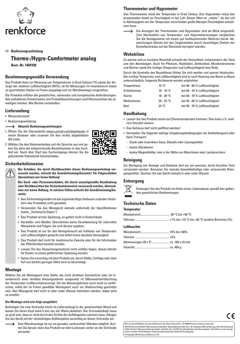 Renkforce 1404109 operating instructions