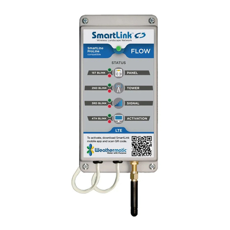 Weathermatic SmartLink SL-AIRCARDFLOW owner's manual