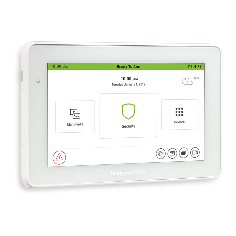 Honeywell Home TUXEDOW User manual
