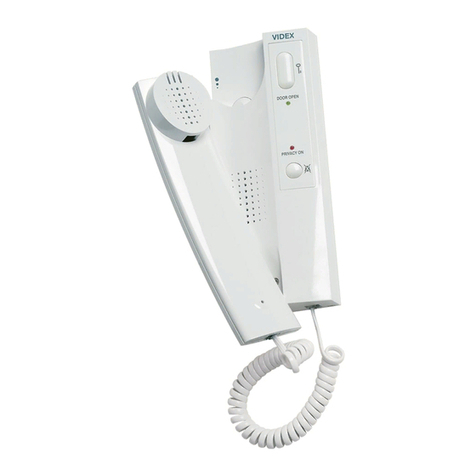 Videx 3000 Series User manual