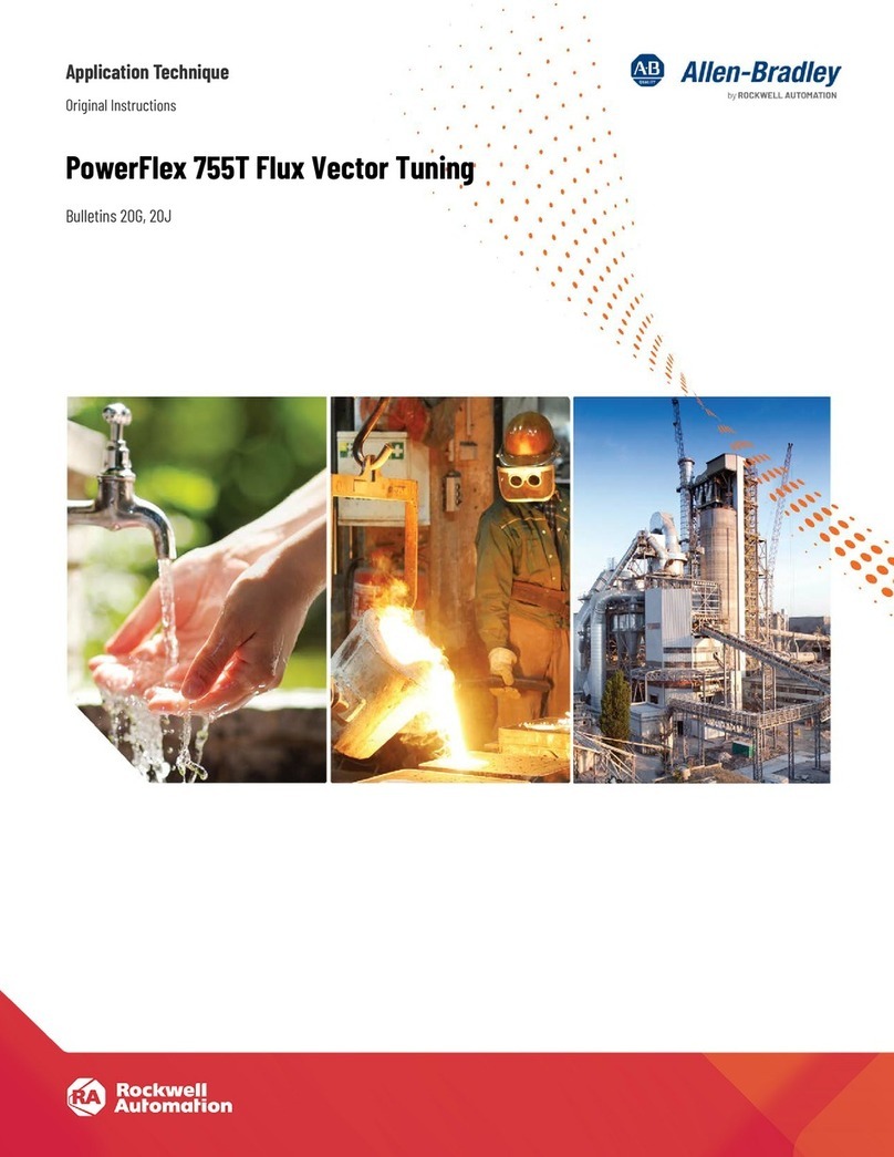 Rockwell Automation Allen-Bradley PowerFlex 755T Flux Vector... User manual Rockwell Automation Allen-Bradley PowerFlex 755T Flux Vector... User manual