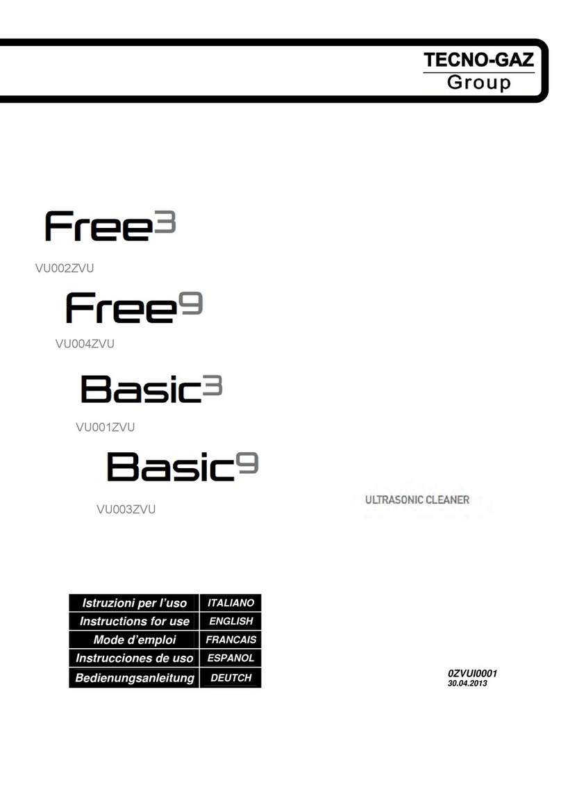 Tecno-gaz Free3 Instructions for use