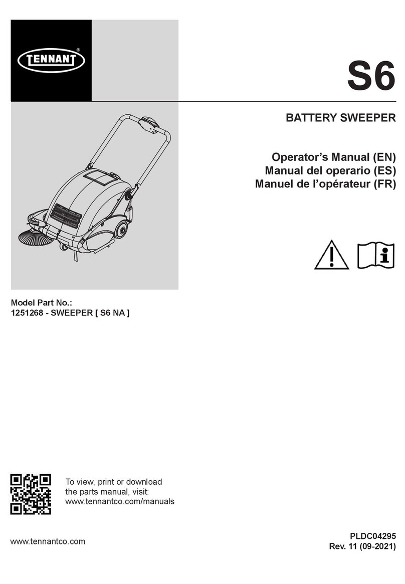 Tennant S6 Operator's manual