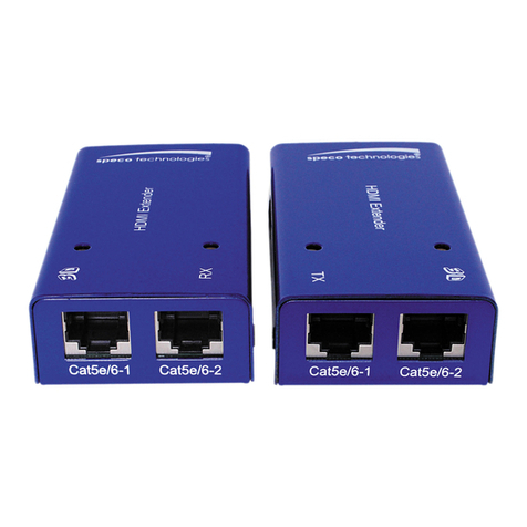 Speco Blue HDXTNDR user manual