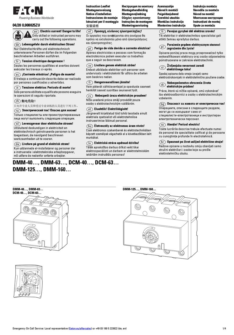 Eaton DMM-40 Series Manual