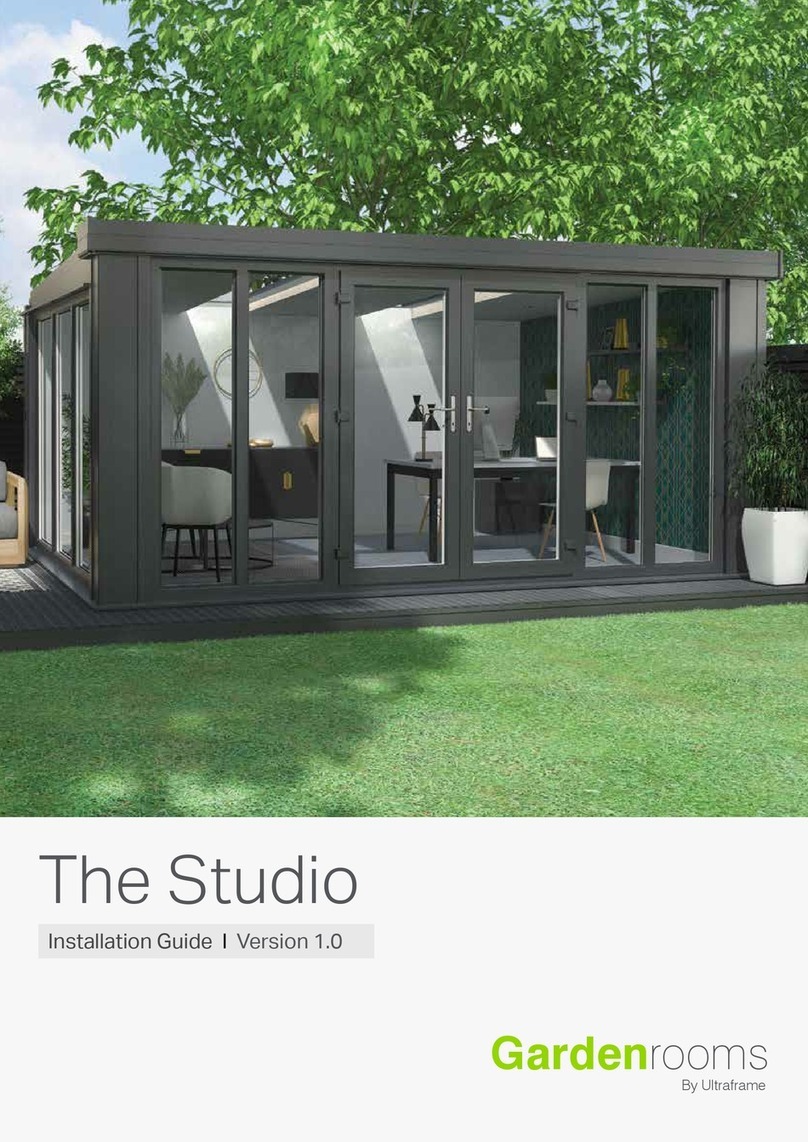 Ultraframe Gardenrooms The Studio installation guide Ultraframe Gardenrooms The Studio installation guide