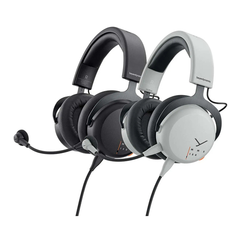 Beyerdynamic MMX 150 manual