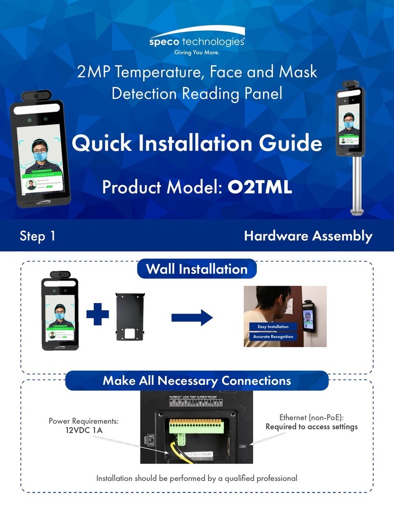 Speco O2TML Quick installation guide
