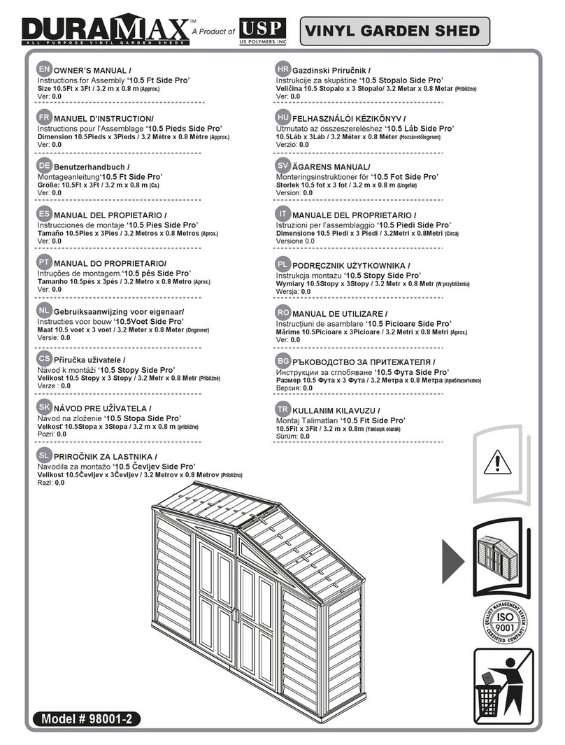 USP Duramax Side Pro 98001-2 User manual USP Duramax Side Pro 98001-2 User manual