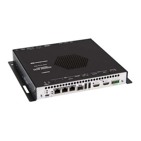 Crestron DM-NVX-360 User manual Crestron DM-NVX-360 User manual
