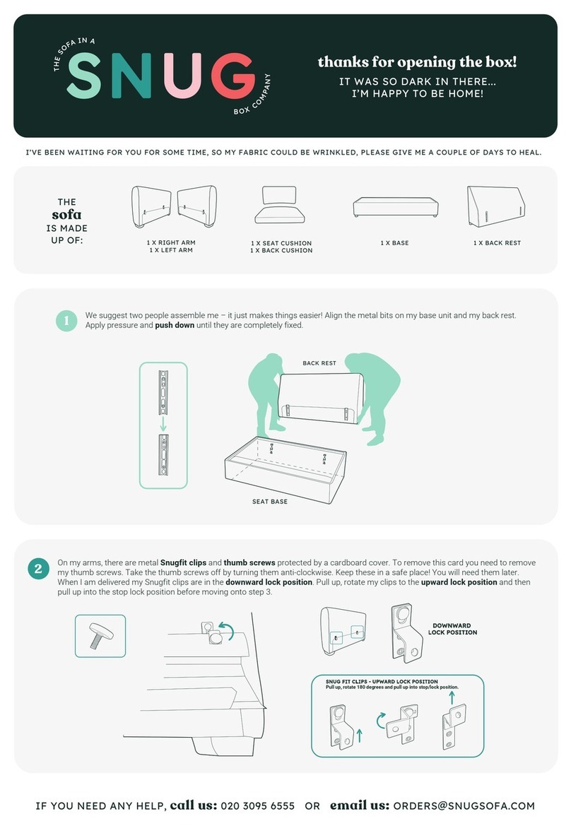 snug The Cloud Sundae Assembly instructions