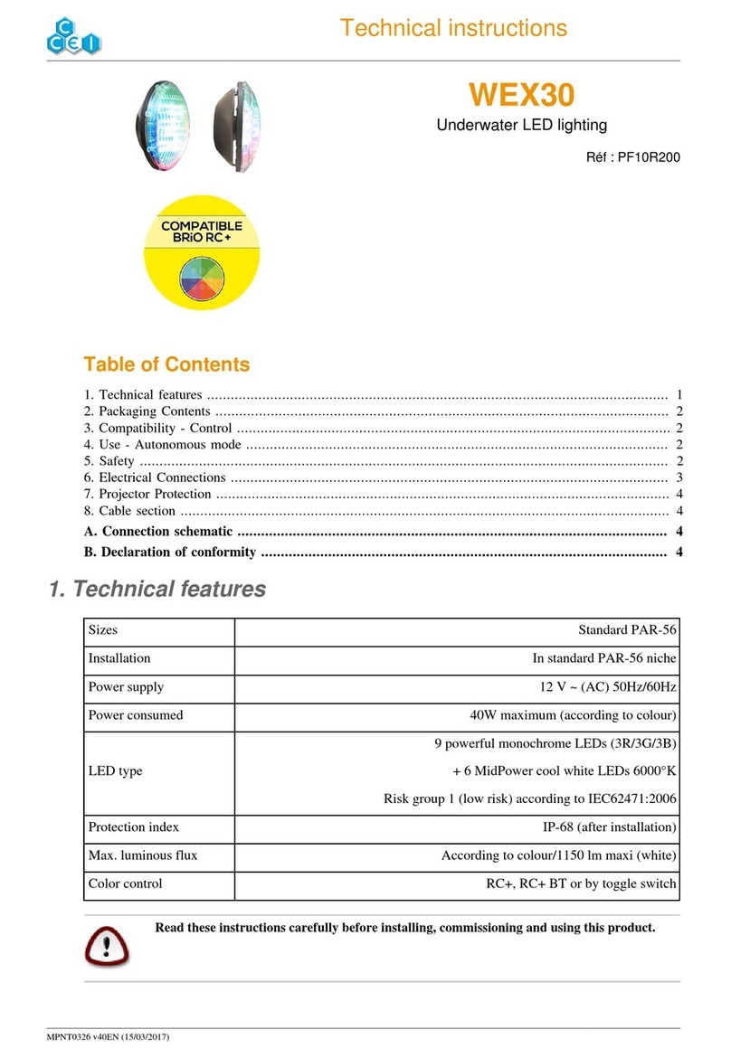 ccei WEX30 Technical instructions