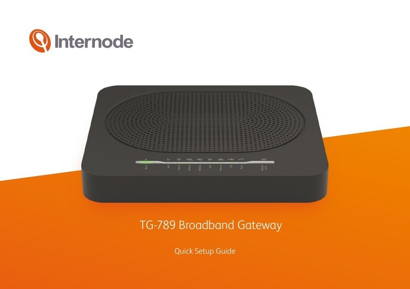 Internode TG-789 Quick setup guide Internode TG-789 Quick setup guide