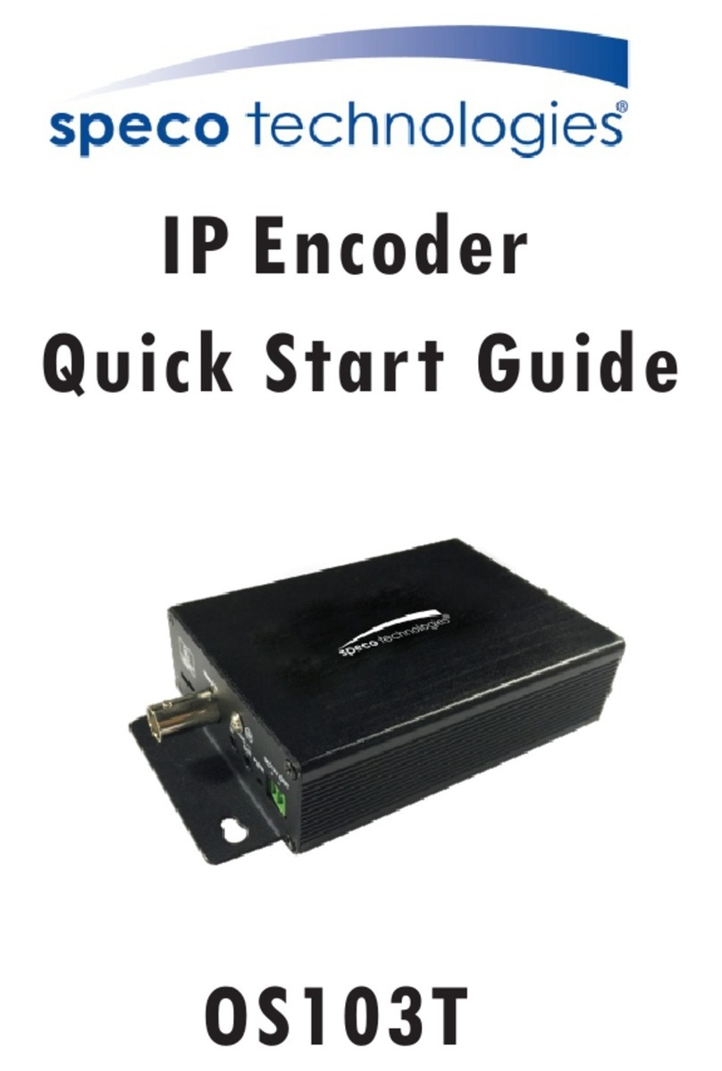 Speco OS103T quick start guide