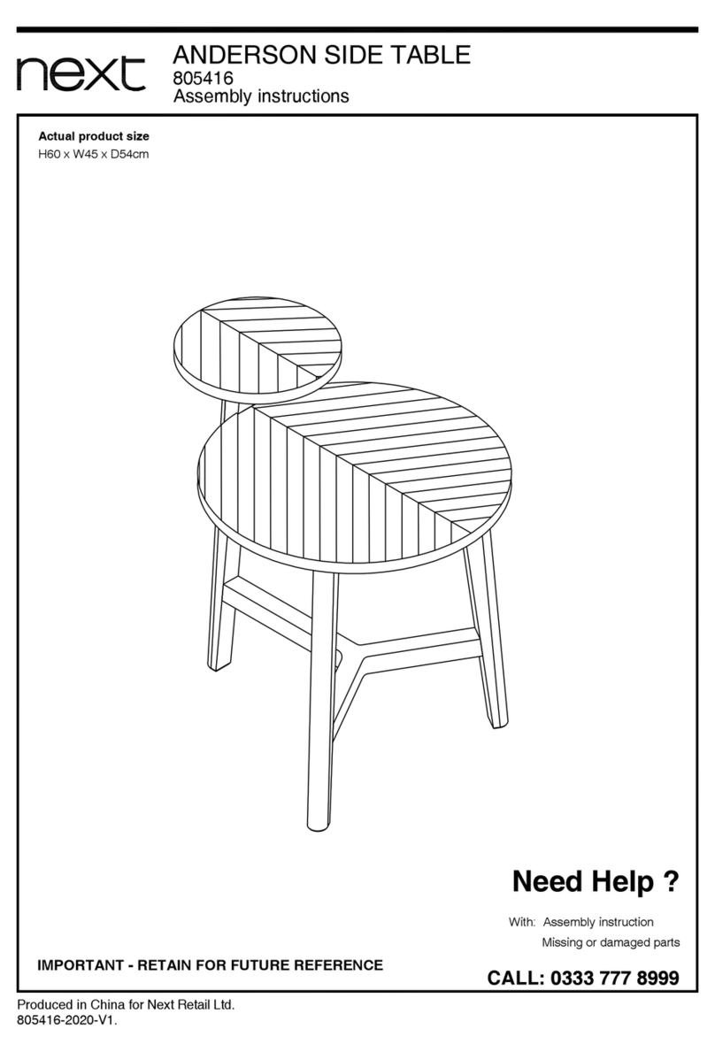 Next ANDERSON 805416 User manual Next ANDERSON 805416 User manual