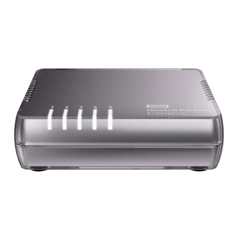 Hewlett Packard Enterprise HPE OfficeConnect 1405 v3 Switch Series User manual