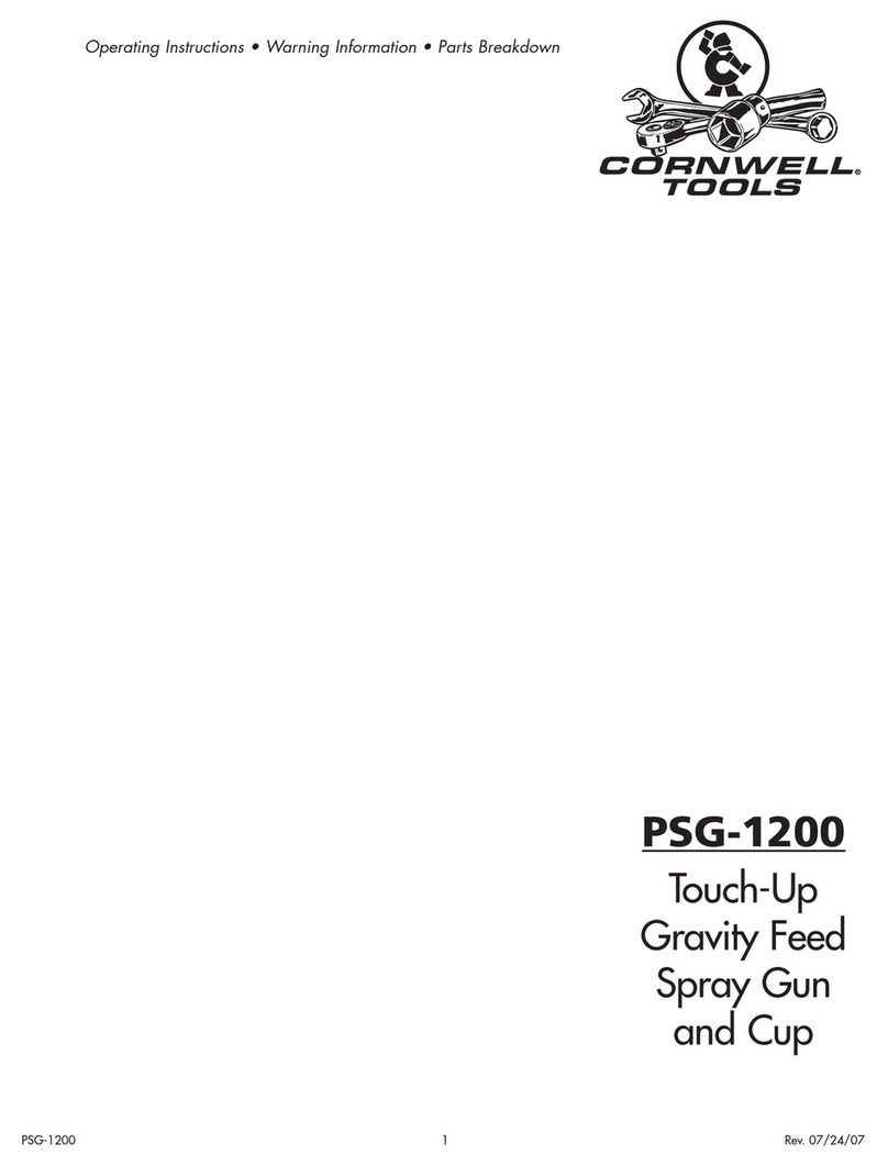 Cornwell Tools PSG-1200 operating instructions