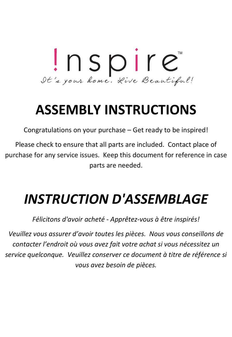 Inspire 203-101 Assembly instructions