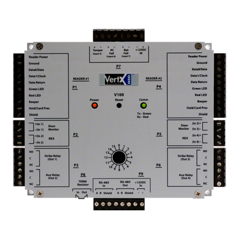 HID VertX V1000 Quick installation guide