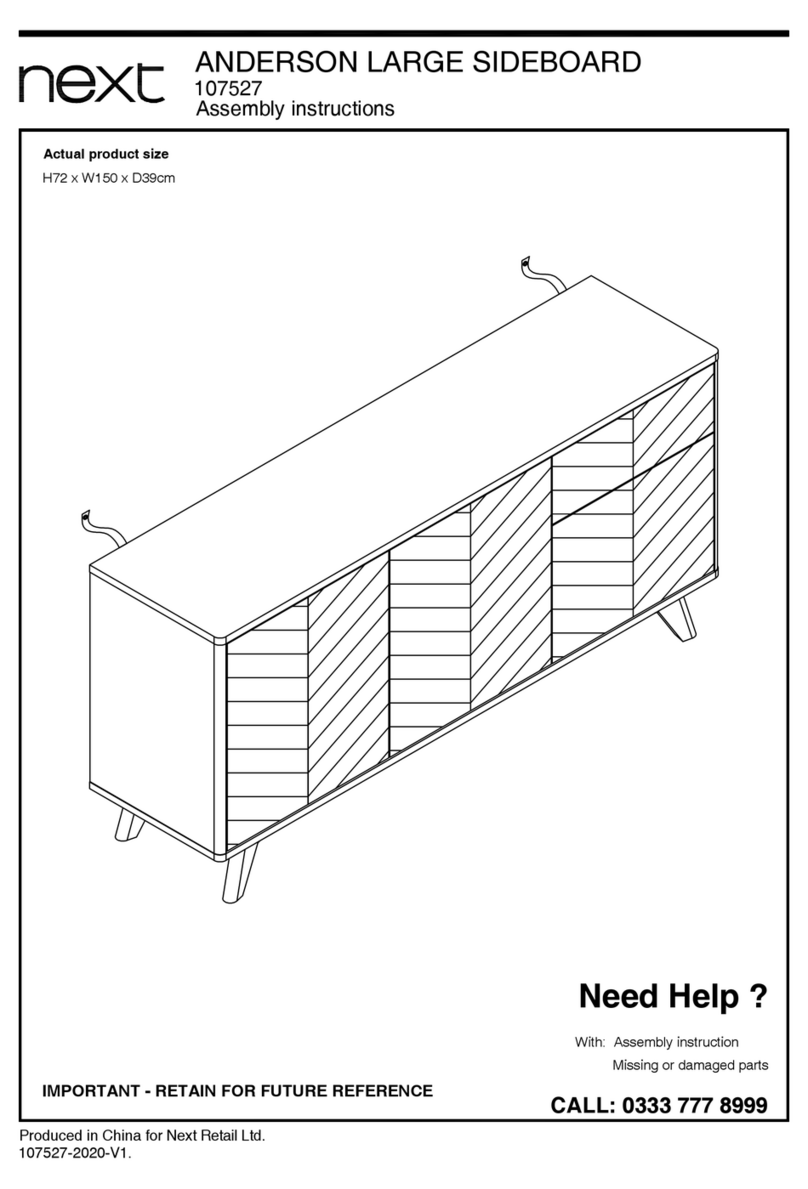 Next ANDERSON 107527 User manual Next ANDERSON 107527 User manual