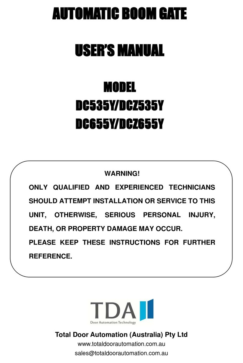 TdA DC535Y user manual