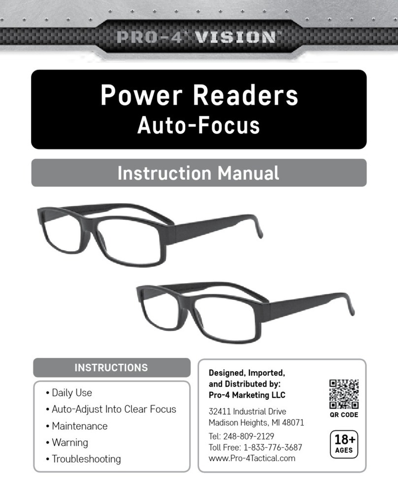 Pro-4 Tactical Power Readers Auto-Focus instruction manual