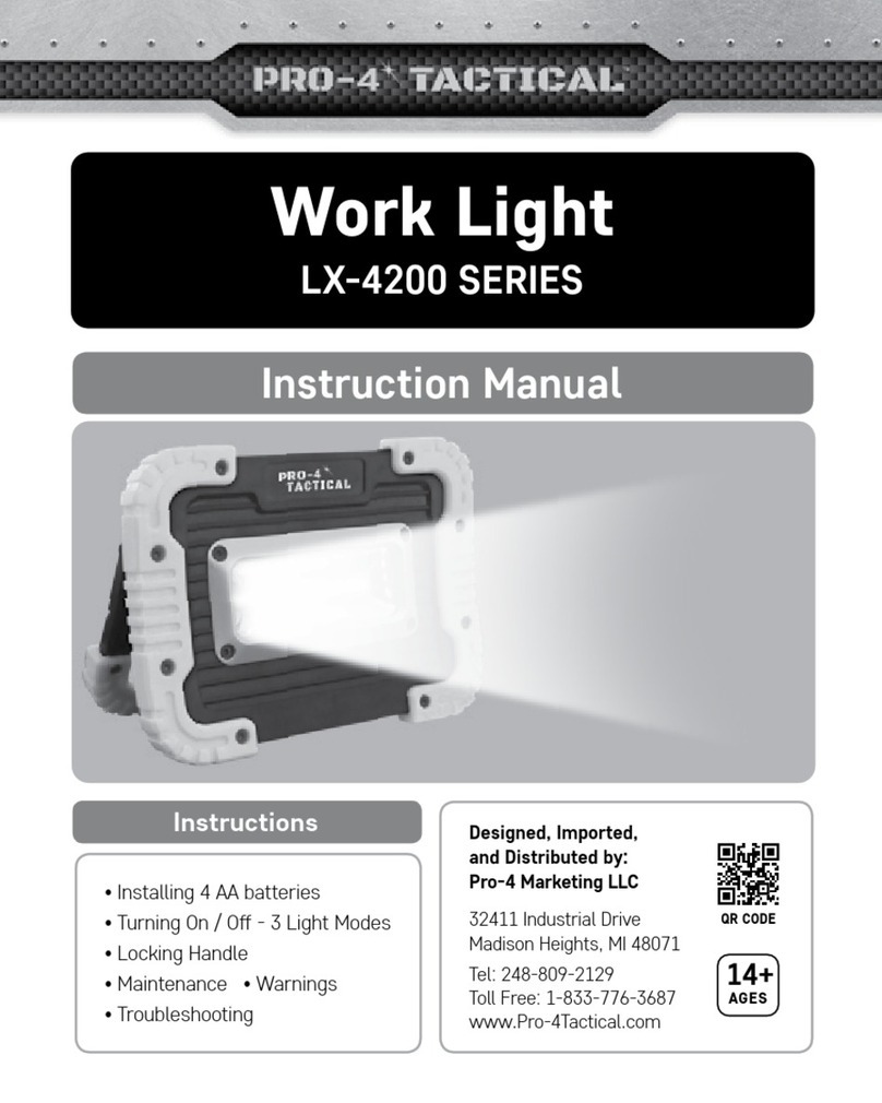 Pro-4 Tactical LX-4200 Series instruction manual