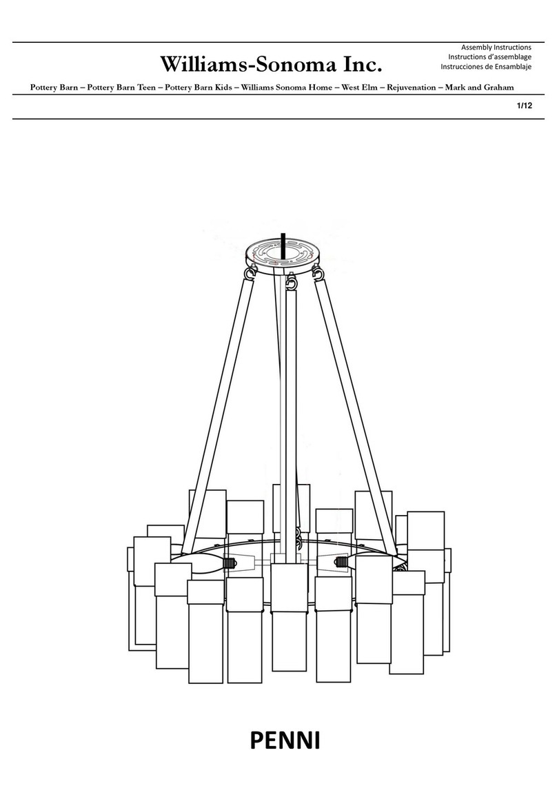 Williams-Sonoma PENNI Assembly instructions