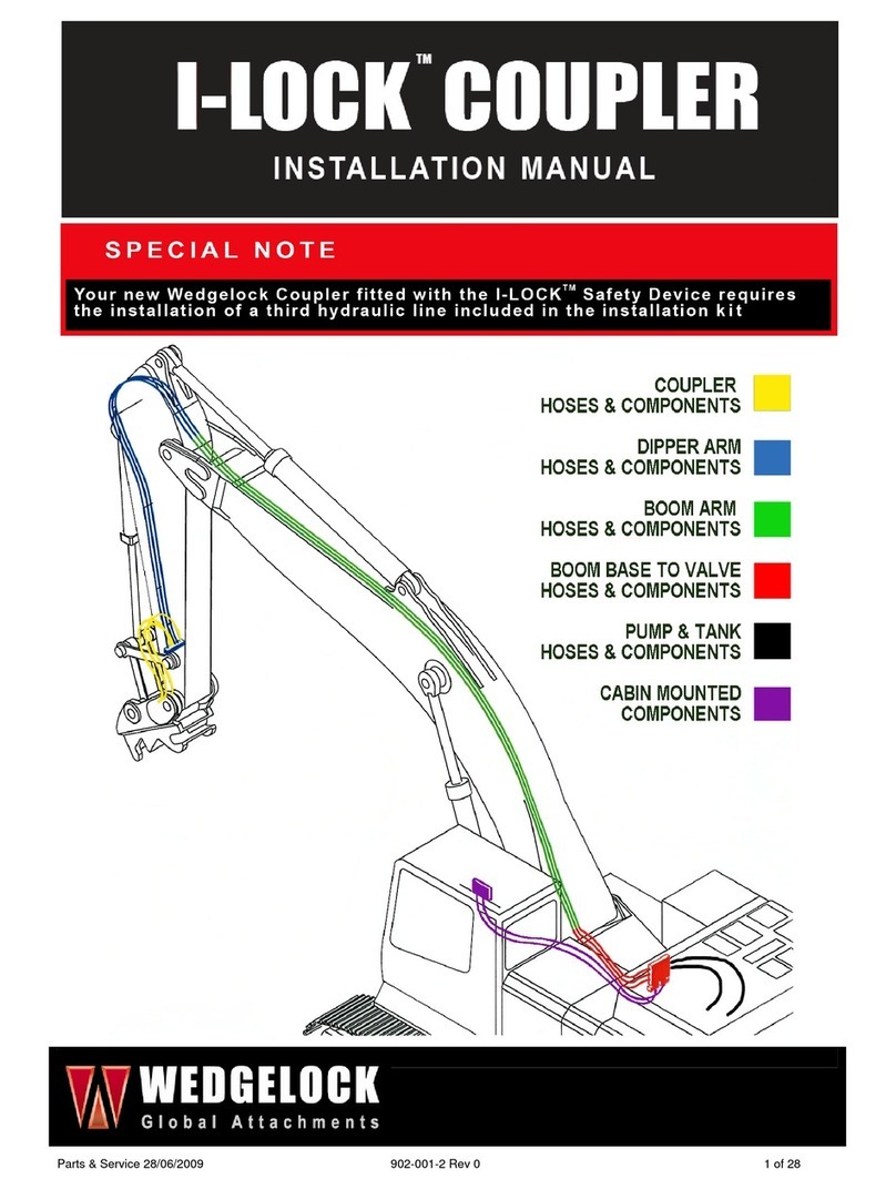 WEDGELOCK I-LOCK COUPLER installation manual