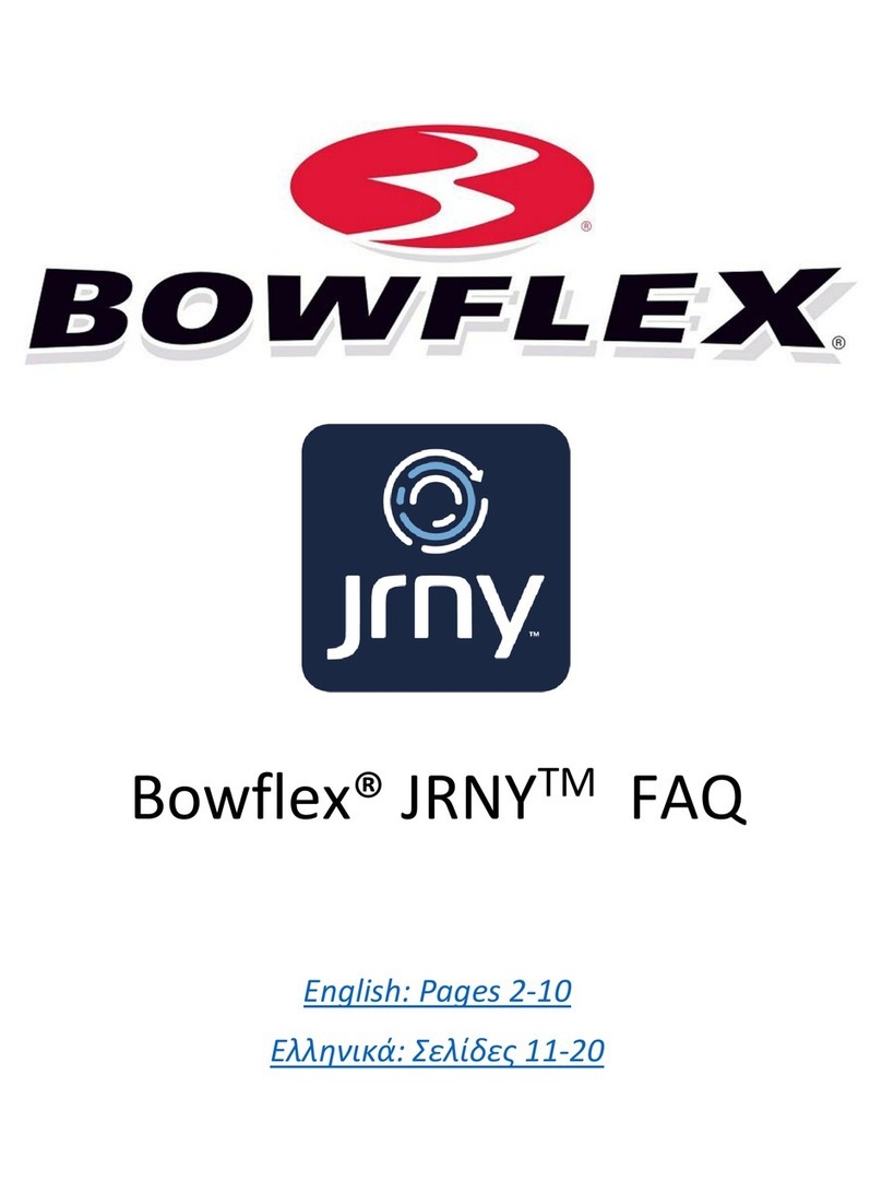 Bowflex JRNY Faq