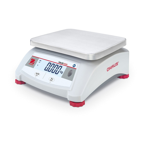 OHAUS Valor 1000 instruction manual