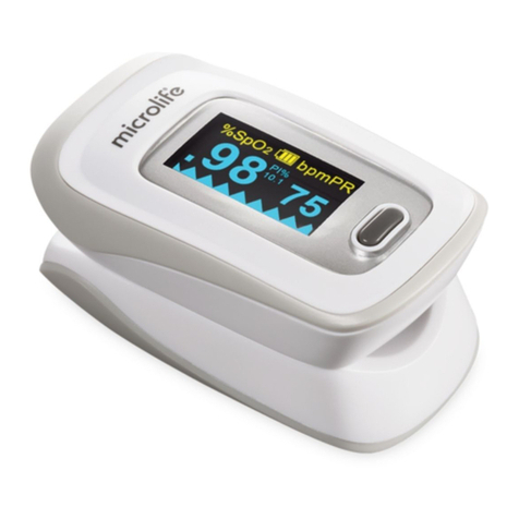 Microlife OXY 210 User manual