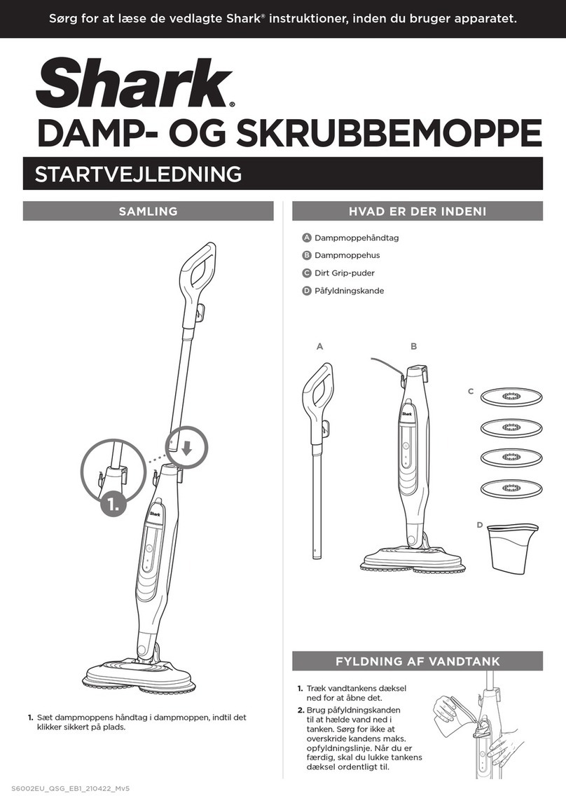 Shark S6002EU quick start guide