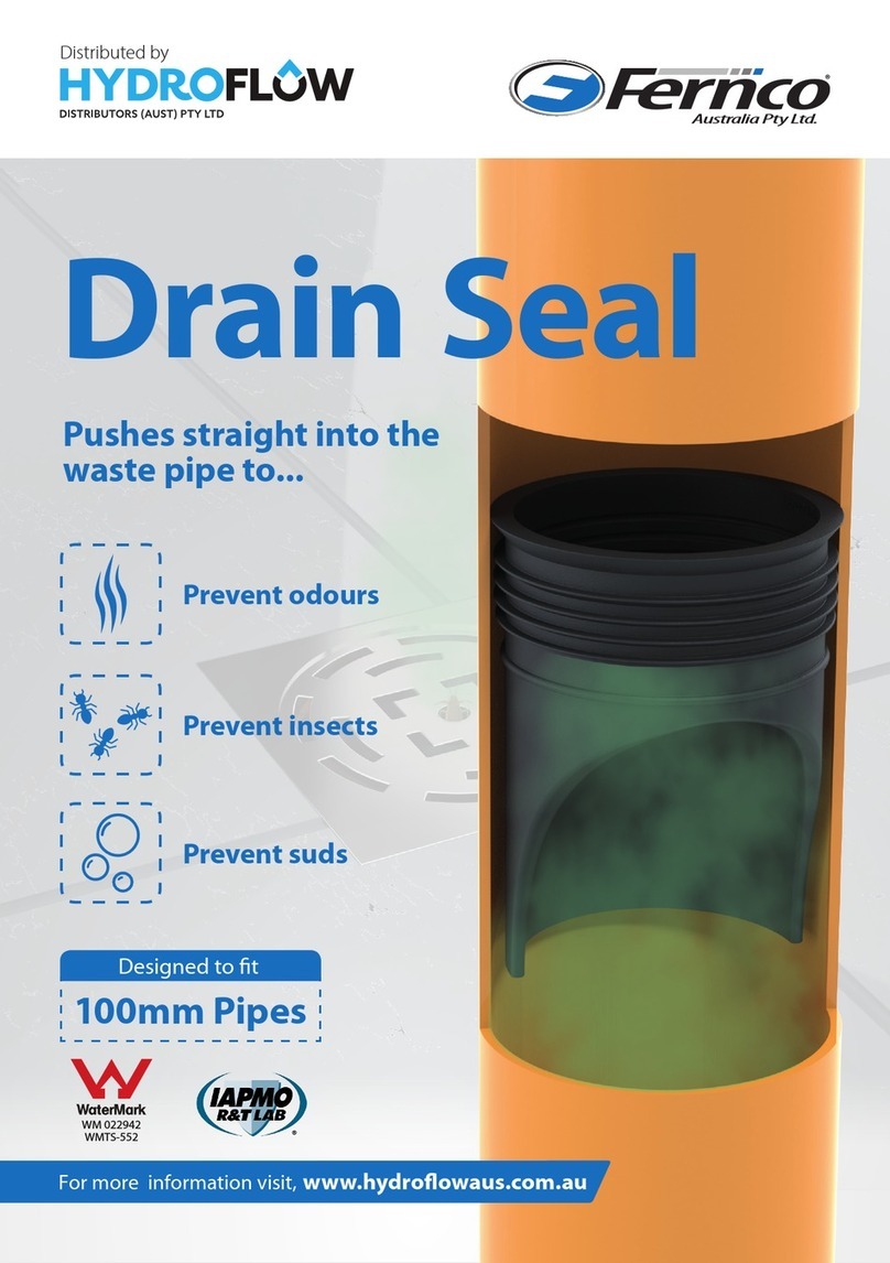 Fernco Drain Seal quick start guide Fernco Drain Seal quick start guide