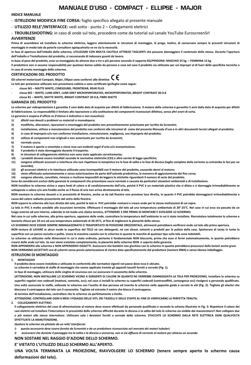 Screen Int COMPACT User manual