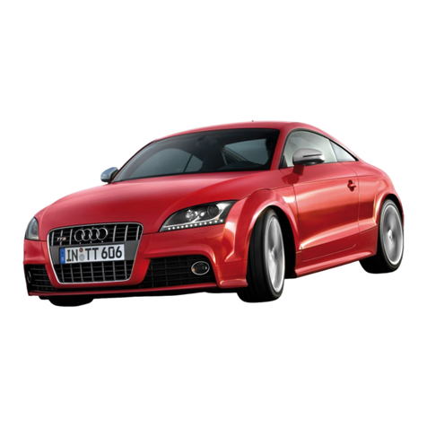 Audi TT Platform 2009 User manual