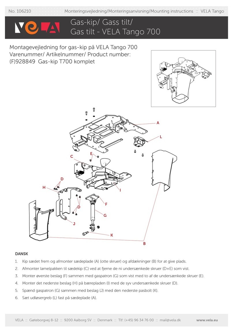 Vela 928849 User manual Vela 928849 User manual